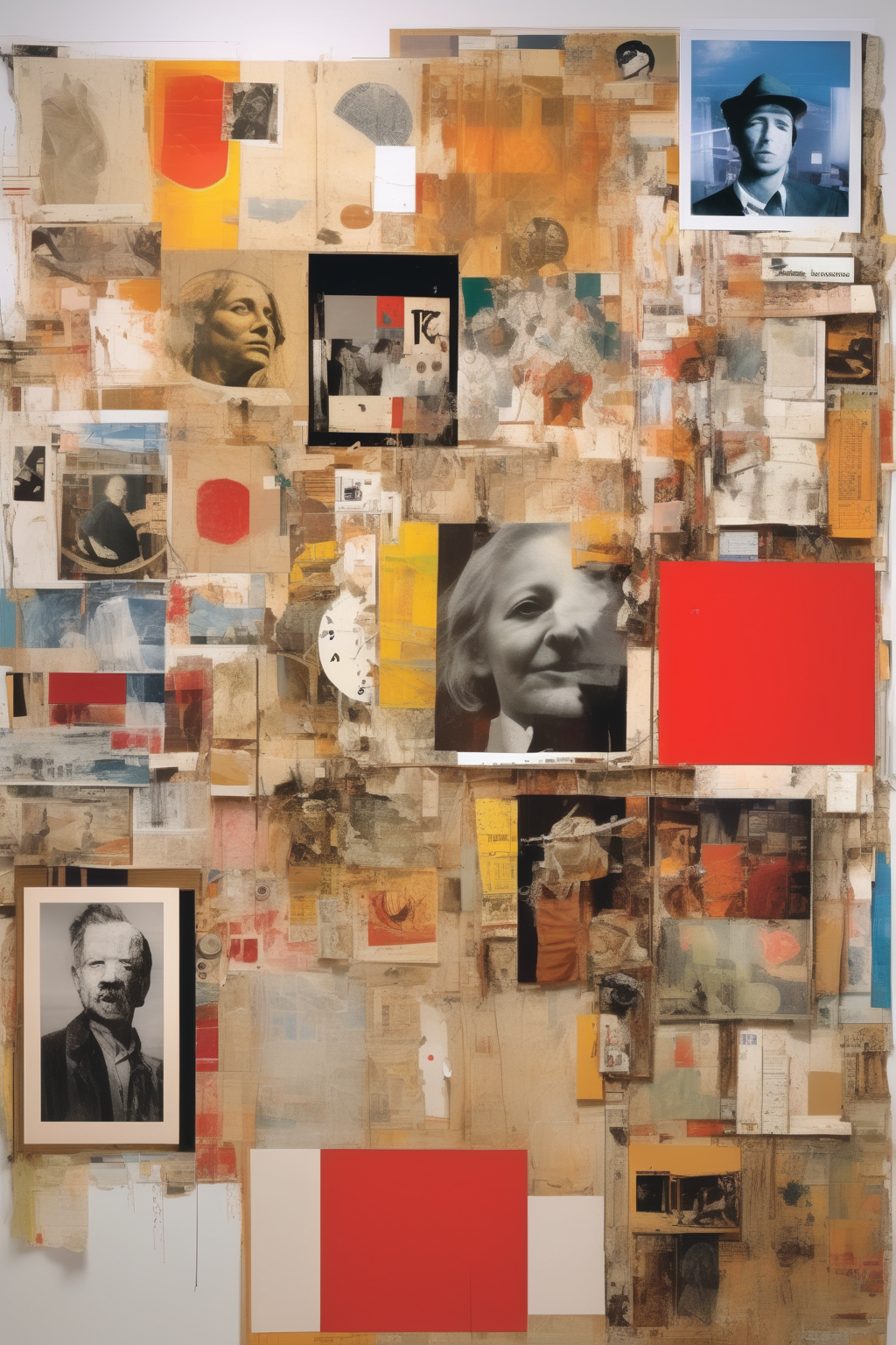 00510-378658120-_lora_Robert Rauschenberg Style_1_Robert Rauschenberg Style - A visually stunning collage that exhibits an array of AI-generated.png